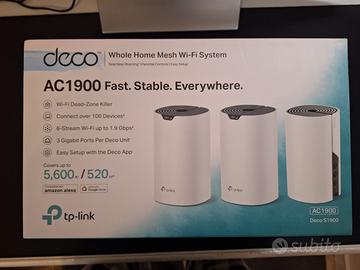 TP-Link Deco S1900 (AC1900) Wi-Fi Mesh - 3 unità