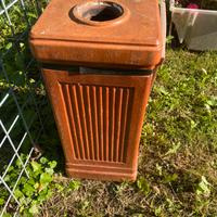 Stufa in terracotta felici prato