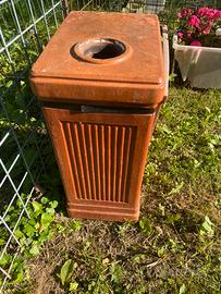 Stufa in terracotta felici prato