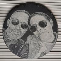 Piatto in ardesia personalizzato
