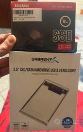 Hard disk esterno SSD + Custodia