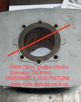 ROTAX 250cc CILINDRO E SUA TESTA ORIGIALI
