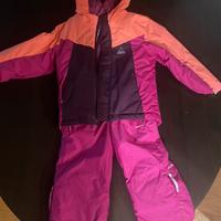 Tuta da sci decathlon bambina 5/6 anni rosa