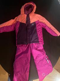 Tuta da sci decathlon bambina 5/6 anni rosa