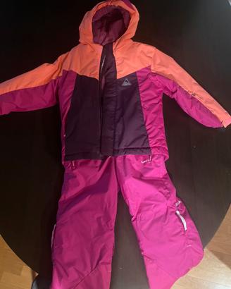 Tuta da sci decathlon bambina 5/6 anni rosa