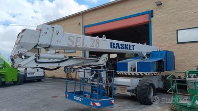 28mt Piattaforma aerea semovente BASKET SEL 28 ann