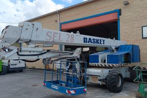 28mt Piattaforma aerea semovente BASKET SEL 28 ann