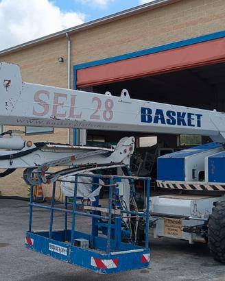 28mt Piattaforma aerea semovente BASKET SEL 28 ann