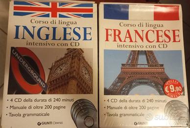 Corso di inglese e francese con CD-Come nuovo