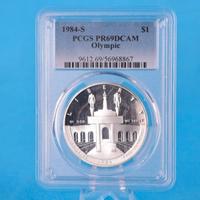 USA 1984 - 1$ Ag - Olympic - PCGS PR69DCAM