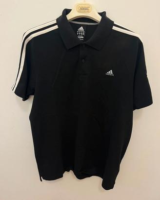 Polo Adidas - Taglia XL - Colore Bianco e Nero