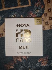 Filtro Hoya HD Nano MkII CIR-PL 67mm - Mai usato