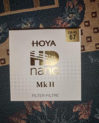 Filtro Hoya HD Nano MkII CIR-PL 67mm - Mai usato