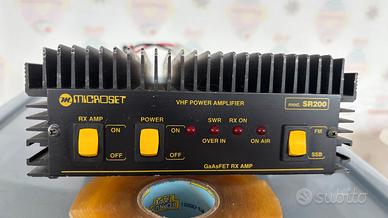 Amplificatore lineare VHF 200W 12V