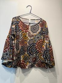 Blusa fantasia mandala