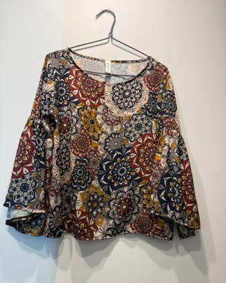 Blusa fantasia mandala