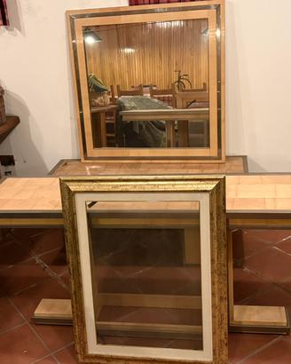 Tavolo, specchio, svuota tasche