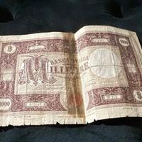 Vecchie MILLE LIRE grandi in carta