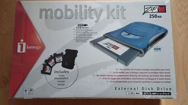 Lettore Iomega ZIP 250 USB vintage nuovo imballato