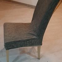 Sedie imbottite schienale alto