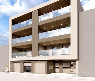 Trivani in costruzione con posto auto