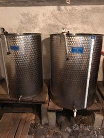 Botte serbatoio in acciaio inox Marchisio 500L
