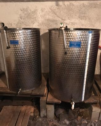 Botte serbatoio in acciaio inox Marchisio 500L