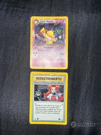 Pokemon Team Rocket Dark Hypno + Attacco Prima Ed