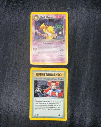 Pokemon Team Rocket Dark Hypno + Attacco Prima Ed
