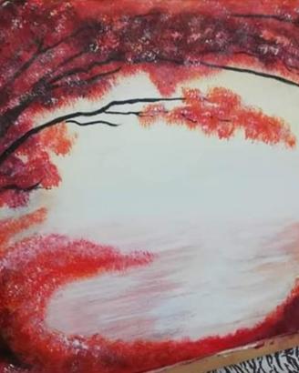 quadro, tela in acrilico 90 x 70 cm