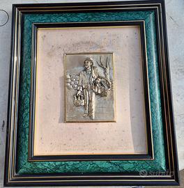 Quadro bassorilievo Argento 800 - Federico De Vivo