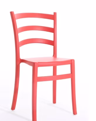 Sedia polipropilene rosso