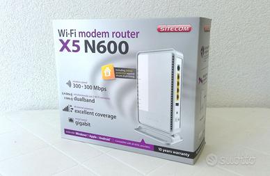 Wi-Fi Modem Router Sitecom X5 N600 Nuovissimo