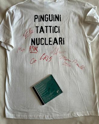 Maglia e cd autografati Pinguini Tattici  Nucleari