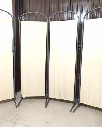 Paraventi divisorio 4 pannelli in polyestere