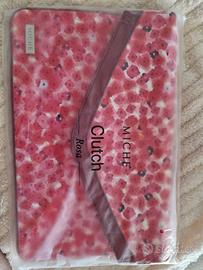 clutch rosa a fiori Miche