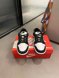 Nike Dunk Low Bianco Nero Panna Sneakers EU41