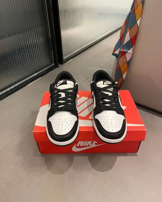Nike Dunk Low Bianco Nero Panna Sneakers EU41