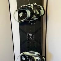 Snowboard Burton custom X 166w + attacchi cartel