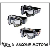 Occhiale da cross professionale con lente antifog