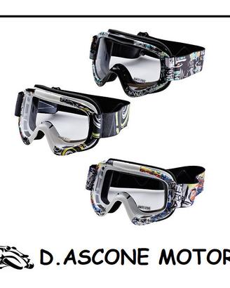 Occhiale da cross professionale con lente antifog