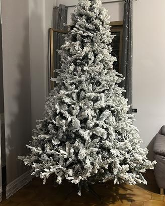 Albero di Natale innevato 270cm