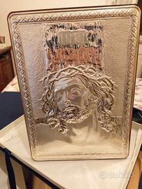 Quadro argento immagine Cristo