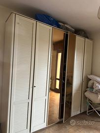 Armadio 6 ante con specchi – Camera da letto