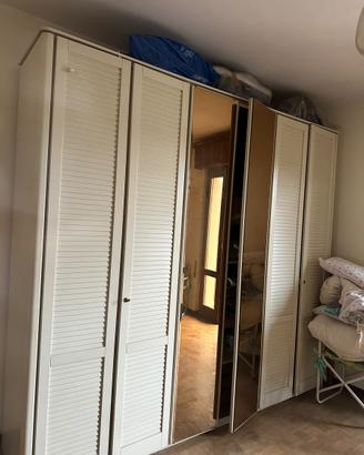 Armadio 6 ante con specchi – Camera da letto