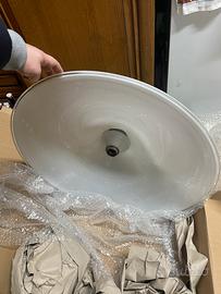 Lampadario a soffitto in vetro di murano