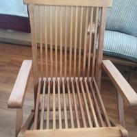 Comode pltroncine in legno ddi acacia