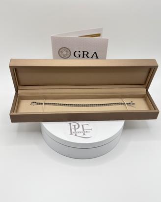 Bracciale Tennis Luxury con Moissanite Nera