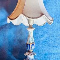 coppia lampade da  tavola in porcellana di Sevres