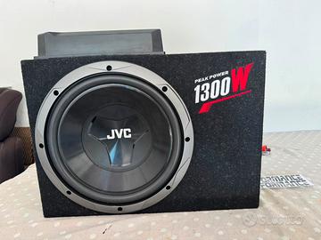 subwoofer per Auto JVC 1300w power+ Amplificatore 